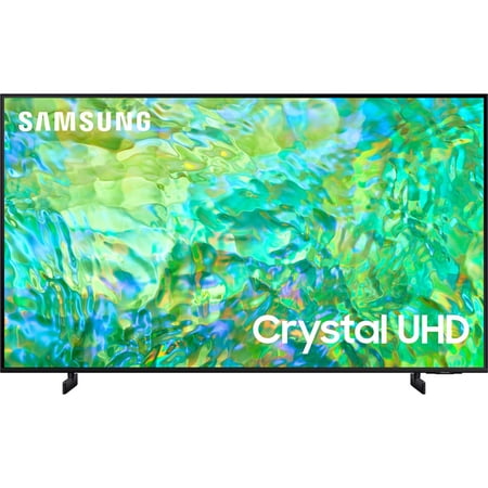 Samsung 43" Class Crystal UHD 4K CU8000 PurColor, Object Tracking Sound Lite, Q-Symphony, Motion Xcelerator, Ultra Slim, Solar Remote, Smart TV with Alexa Built-in (UN43CU8000, 2023l) - (Open Box)