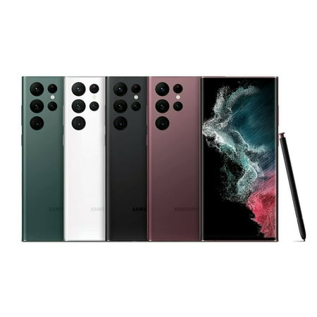 Open Box Samsung Galaxy S22 Ultra 5G SM-S908U1 1024GB Green (US Model) - Factory Unlocked Cell Phone