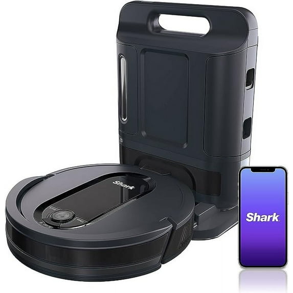 Open Box Shark VACUUM Robot Self Empty RV1401ZWUS - BLACK