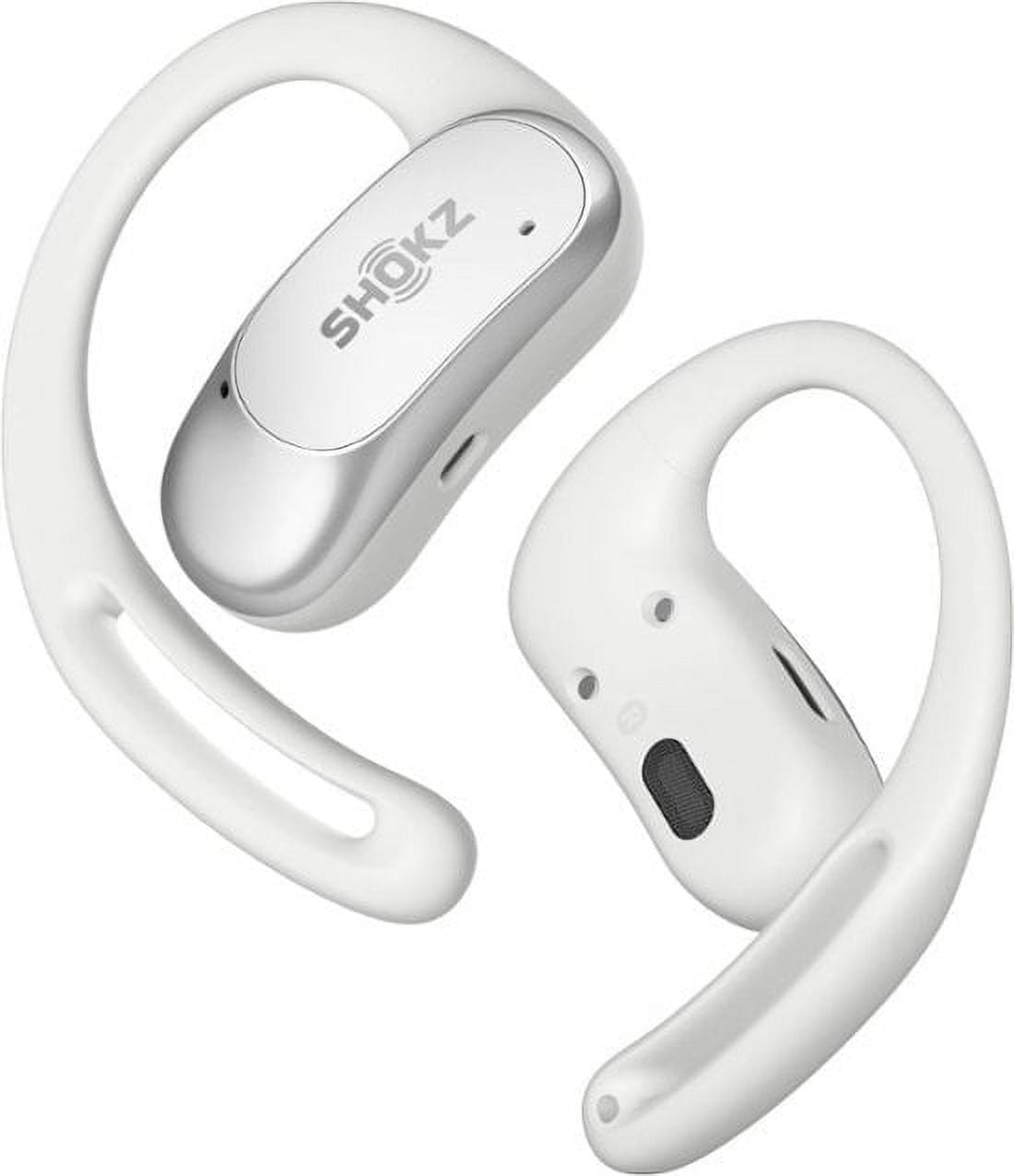 Open Box Shokz OpenFit Air White Open-Ear True Wireless Earbuds