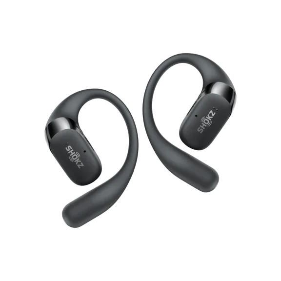 Open Box Shokz OpenFit2 Black Open-Ear True Wireless Earbuds