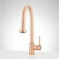 thumbnail image 1 of Open Box Signature Hardware SHXCRD107AC Ridgeway 1.8 GPM Single Handle Pull-Down Kitchen Faucet, Satin Copper, 1 of 7