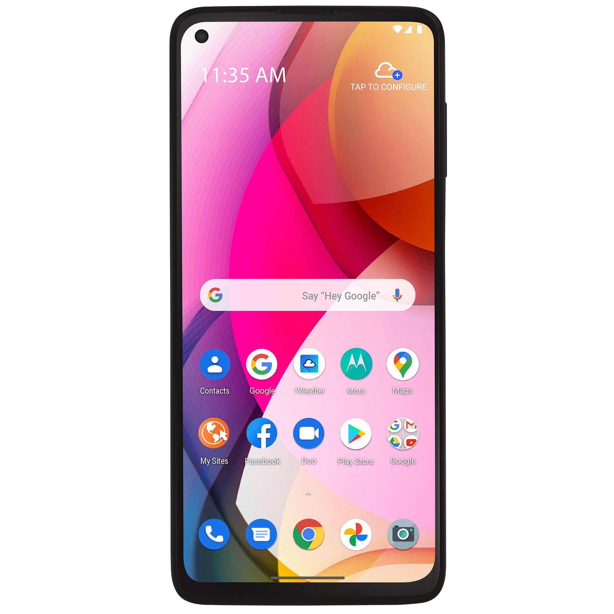 Open Box Simple Mobile Motorola Moto G Stylus 4G (2020), 128GB, Black - Prepaid Smartphone