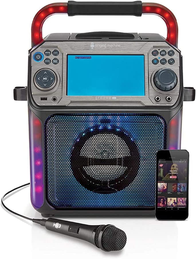 Open Box Singing Machine Groove XL Karaoke System, STVG782BK Black