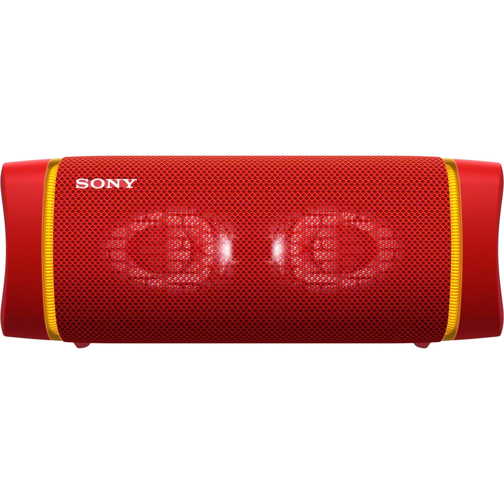 Open Box Sony SRS-XB33 Portable Waterproof Bluetooth Speaker (Red