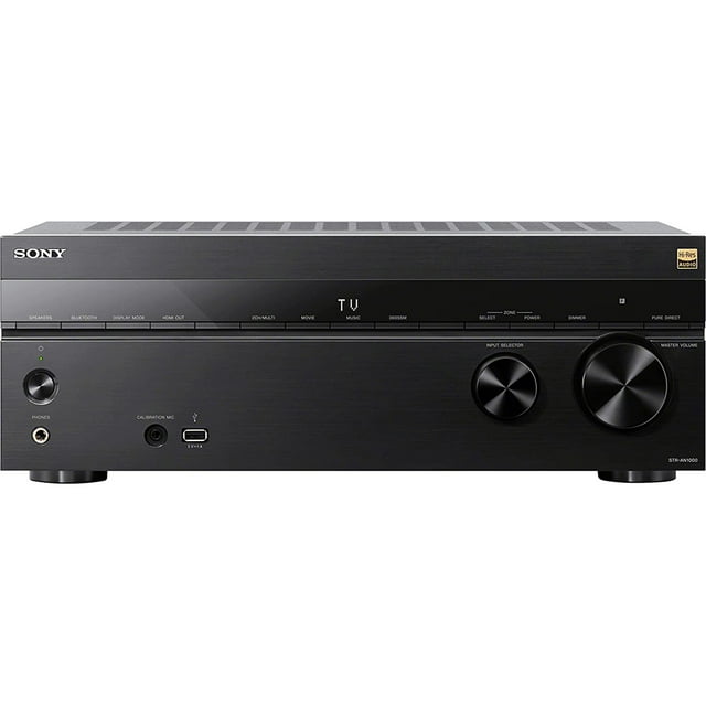 Open Box Sony STR-AN1000 7.2 Ch Surround Sound Home Theater 8K A/V Receiver: Dolby Atmos, DTS:X, Digital Cinema Auto Calibration IX, Bluetooth, Wi-Fi, Google Chromecast, Apple AirPlay, HDMI 2.1