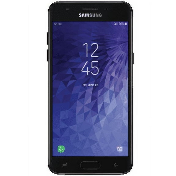 Open Box Sprint Samsung J3 Achieve Postpaid Cell Phone, Black