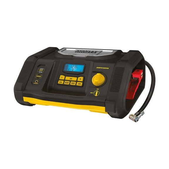 Open Box Stanley Fatmax 1200 Amp Jump Starter with Air Compressor & USB Power