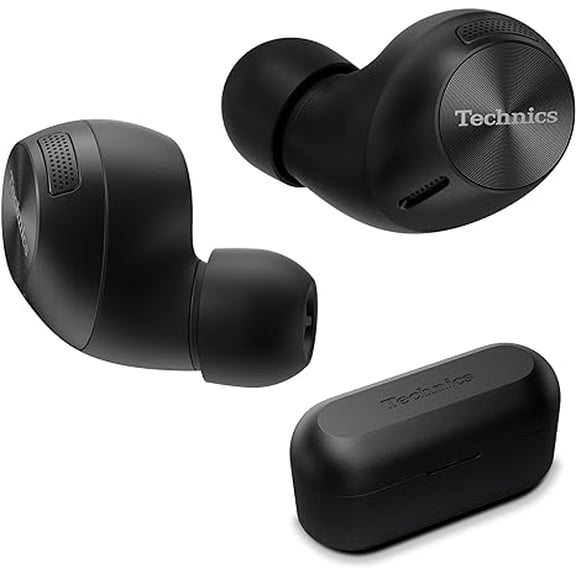 Technics HiFi Wireless Earbuds II Active Noise Cancelling EAH-AZ40M2-K - BLACK