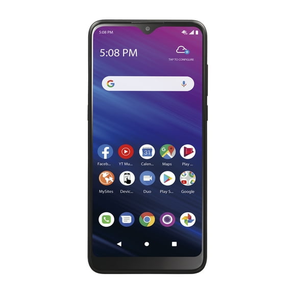 Open Box Alcatel TWALA508DCP Total Wireless TCL A2X, 32GB Black 4G LTE Prepaid Smartphone