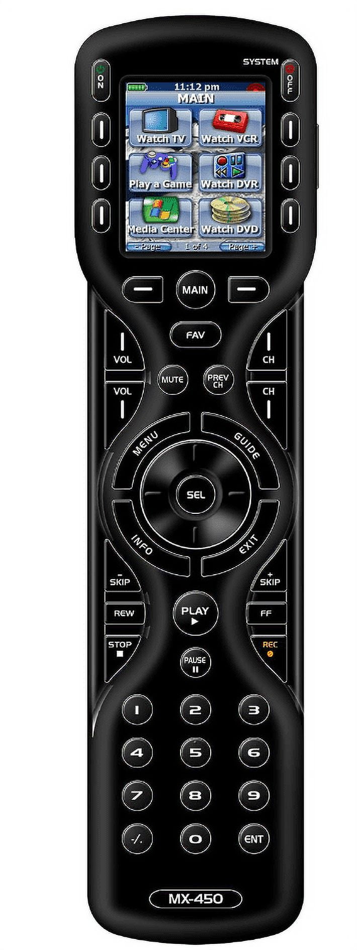 Open Box Universal Remote Control MX450 Custom Programmable Remote