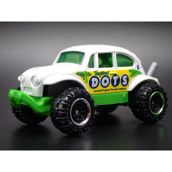 Open Box VW VOLKSWAGEN BAJA BEETLE BUG 4X4 DOTS 1:64 SCALE DIORAMA DIECAST MODEL CAR