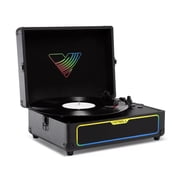 Open Box Victrola Journey Glow Illuminated Suitcase Record Player