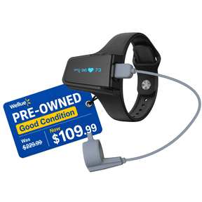 Open Box Wellue Wearpulse O2Max Wrist Pulse Oximeter,Wearable Bluetooth Heart Rate Monitor for High Altitude & Aviation
