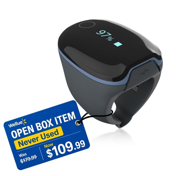 Open Box Wellue O2Ring - Bluetooth Pulse Oximeter, Wearable Oxygen Monitor for Sports, Aviation Trends