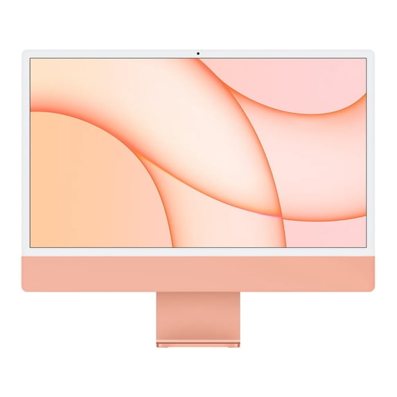 Open Box iMac 24 (Retina 4.5K 8GPU, Orange) 8-Core M1 (2021) MGPK3LL/A 16gb RAM-512gb SSD-Mac OS
