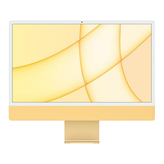 Open Box iMac 24 (Retina 4.5K 8GPU, Yellow) 8-Core M1 (2021) MGPF3LL/A 8gb RAM-2tb SSD-Mac OS