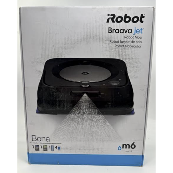 Open Box iRobot Braava Jet m6 6113 Ultimate Robot Mop M611320