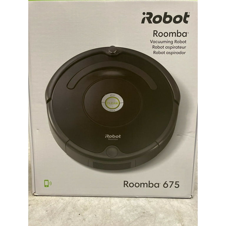 Open Box iRobot Roomba 675 Robot Vacuum-Wi-Fi Connectivity Works with Alexa  R675020 