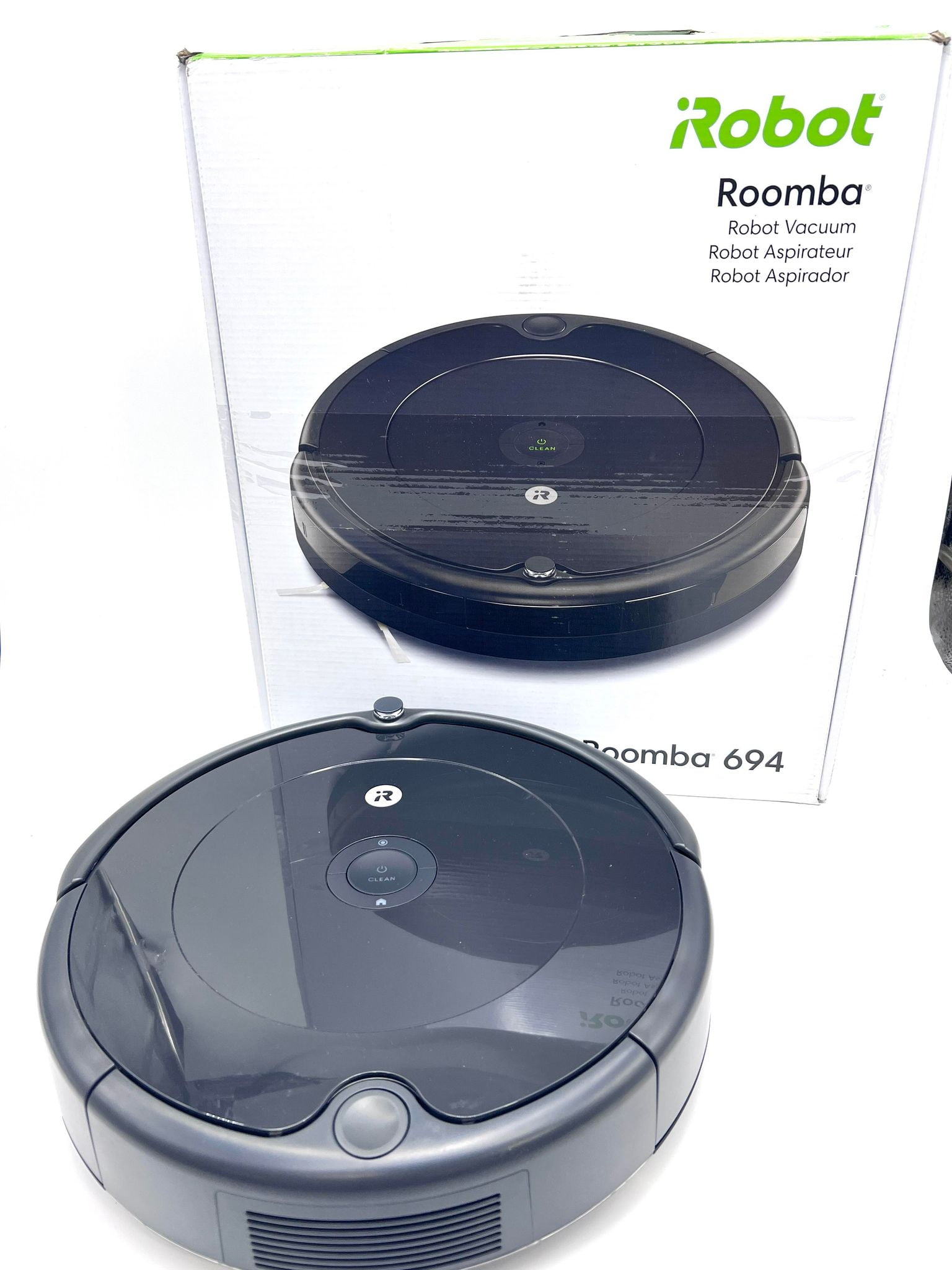 Open Box iRobot Roomba 694 Robot Vacuum-Wi-Fi Connectivity R694020 