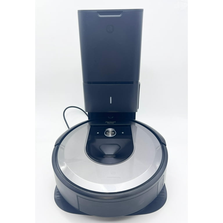 Open Box iRobot Roomba i8+ (8550) Wi-Fi Self-Emptying Robot Vacuum - Medium  Silver