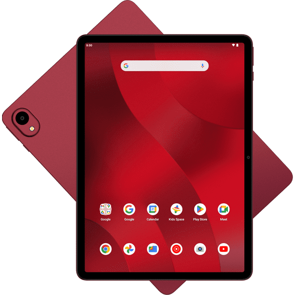 Open Box onn 11" Tablet Pro, 64GB, (2024 Model) - Red
