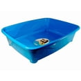 thumbnail image 1 of Open Cat Litter Box – Large Litter Pan for Small & Large Cats | Durable Standard Box, Easy to Clean (Blue), 1 of 4