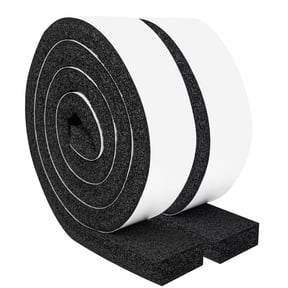 Open Cell Foam Weather Stripping Seal Tape 2"x1" 13FT Total Length