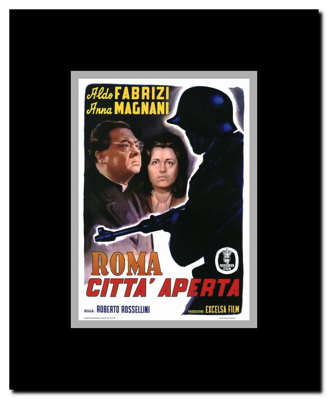 Open City Framed Movie Poster