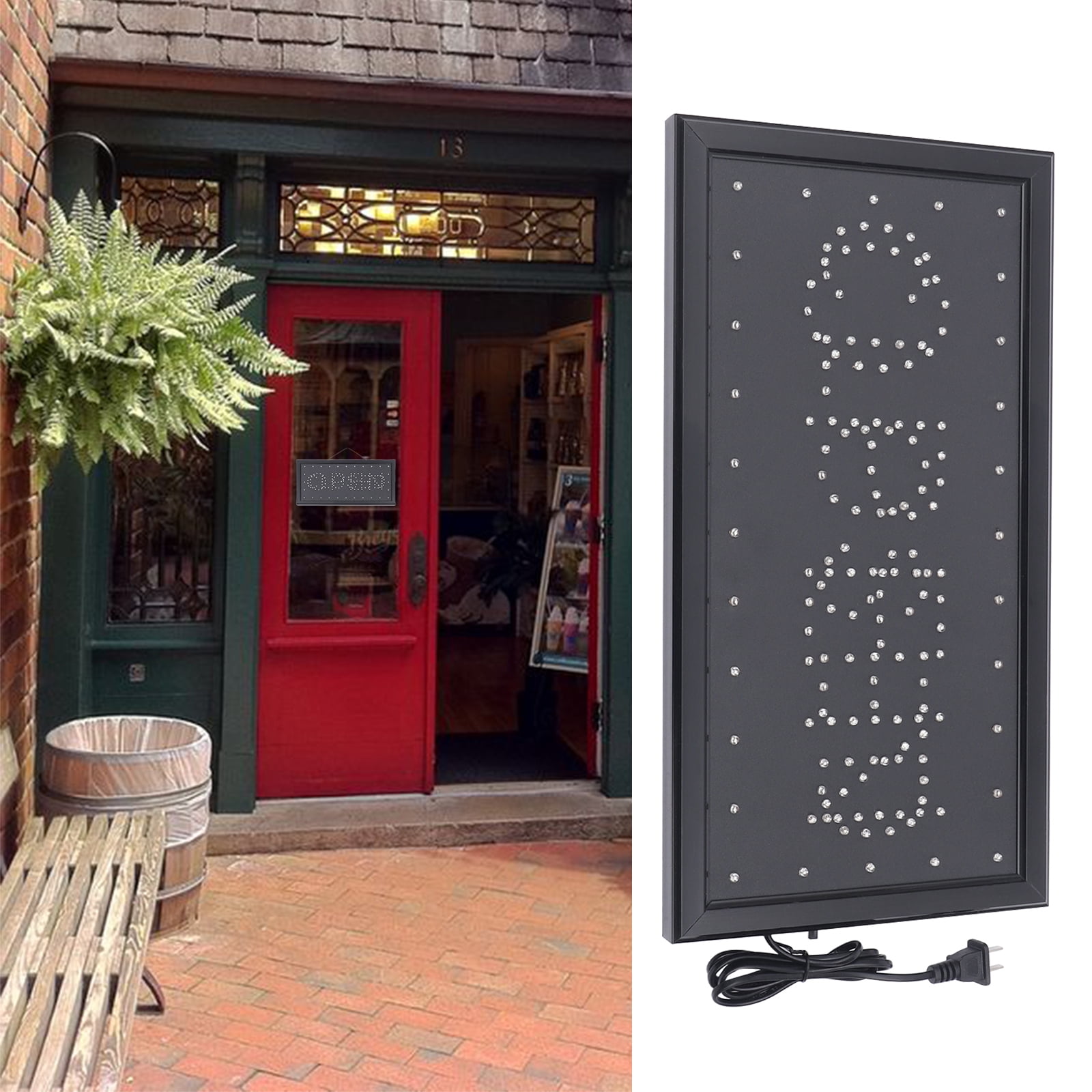 Open Closed Led Sign, LED Sign Board, Business Sign for Bars, Salons, Shops, Cafes, Restaurants, or Small Businesses