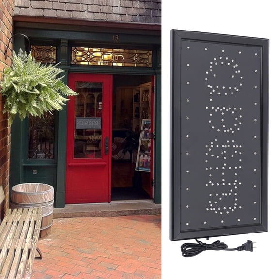 Open Closed Led Sign, LED Sign Board, Business Sign for Bars, Salons, Shops, Cafes, Restaurants, or Small Businesses