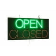 thumbnail image 1 of Open Closed Sign, Up-Down, 19"x10", 48x24cm, TOPKING, LED, Neon, Florescent, Signage, Signboard, Display, Billboard, Screen, Grand Opening, Gift, 1 of 6