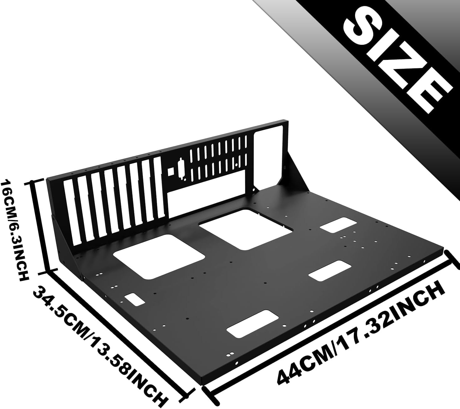 Open Computer Case,TwoWay Server EATX Motherboard Tray Test Stand