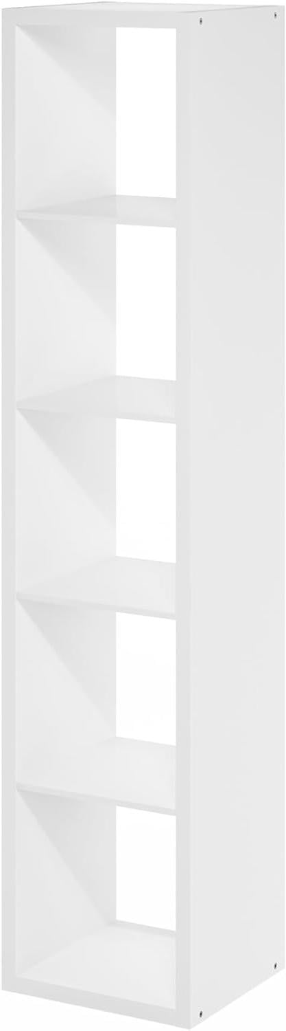 Open Cubicle Back Decorative riser Cube Storage Organizer, 5-Cube, For ...