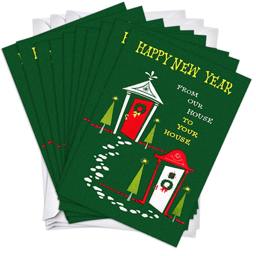 Open Doors New Years Cards | 20 Pack Bulk Set (4x6) - Walmart.com