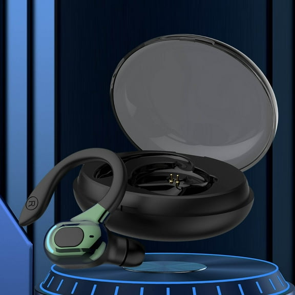 Open Ear AC210 Headphones, Bluetooth 5.4 Earphones Stereo Sound, Wireless Headphones 30 Hours Playback, Type-C Charging, IPX5 Waterproof Open Ear Earbuds - Green