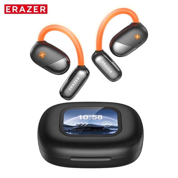 Open Ear AI Translation Wireless Earbuds - ERAZER Bluetooth 5.4, 130+ Language Translator, IPX5 Sweatproof for Running/Business