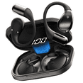 thumbnail interactive-video image 1 of Open Ear Earbuds, Non-In-Ear Comfortable Earhook Wireless Earbuds with Bluetooth 6.0 and ENC Clear Calls, 48H Playtime, Bluetooth Headphones for Sport, Travel & Daily Wear, Waterproof Earphones, 1 of 10