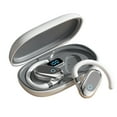 thumbnail image 1 of Open Ear Bluetooth Earbuds, Wireless Headphones with Ear Hook Design and Charging Case for Cycling, Workouts and Music, White, 1 of 6