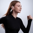 thumbnail image 1 of Open-Ear Bluetooth Headphones with 8MP Camera 1080P Recording Translation Sports Wireless Earbuds for Fitness Travel(White), 1 of 5