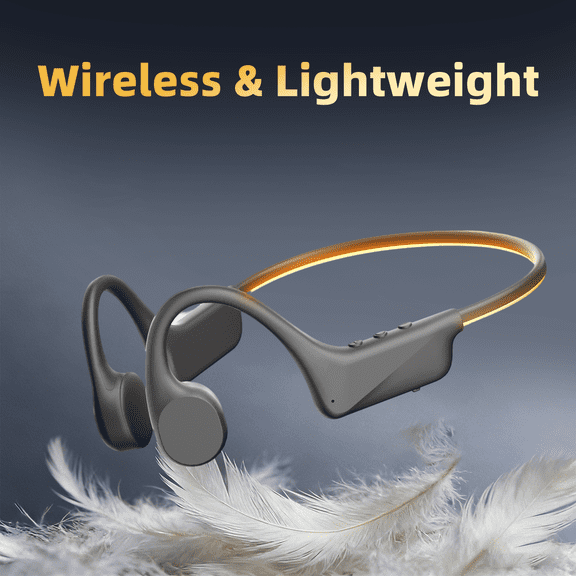Open Ear Bone Conduction Headphones, 10-12H Playtime Wireless Headphones for Outdoor Sports