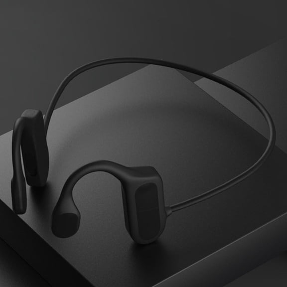 Open Ear Bone Conduction Headphones, Wireless Bluetooth Headset Osteoconductive Headset Ear Hook Sports Headset Business Headset