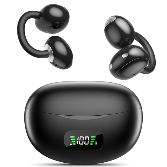 Open Ear Headphones, 4.7g Ultra Lightweight, Bluetooth 5.4, 40H Playtime, Sport Headphones for Running Workout