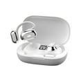 thumbnail image 1 of Open Ear Earbuds Wireless Bluetooth 5.4, HDC Open Ear Headphones with MIC, Equipped with Digital Display, Large Battery Capacity, Ear Buds for Sports, Running, Cycling, Working - White, 1 of 8