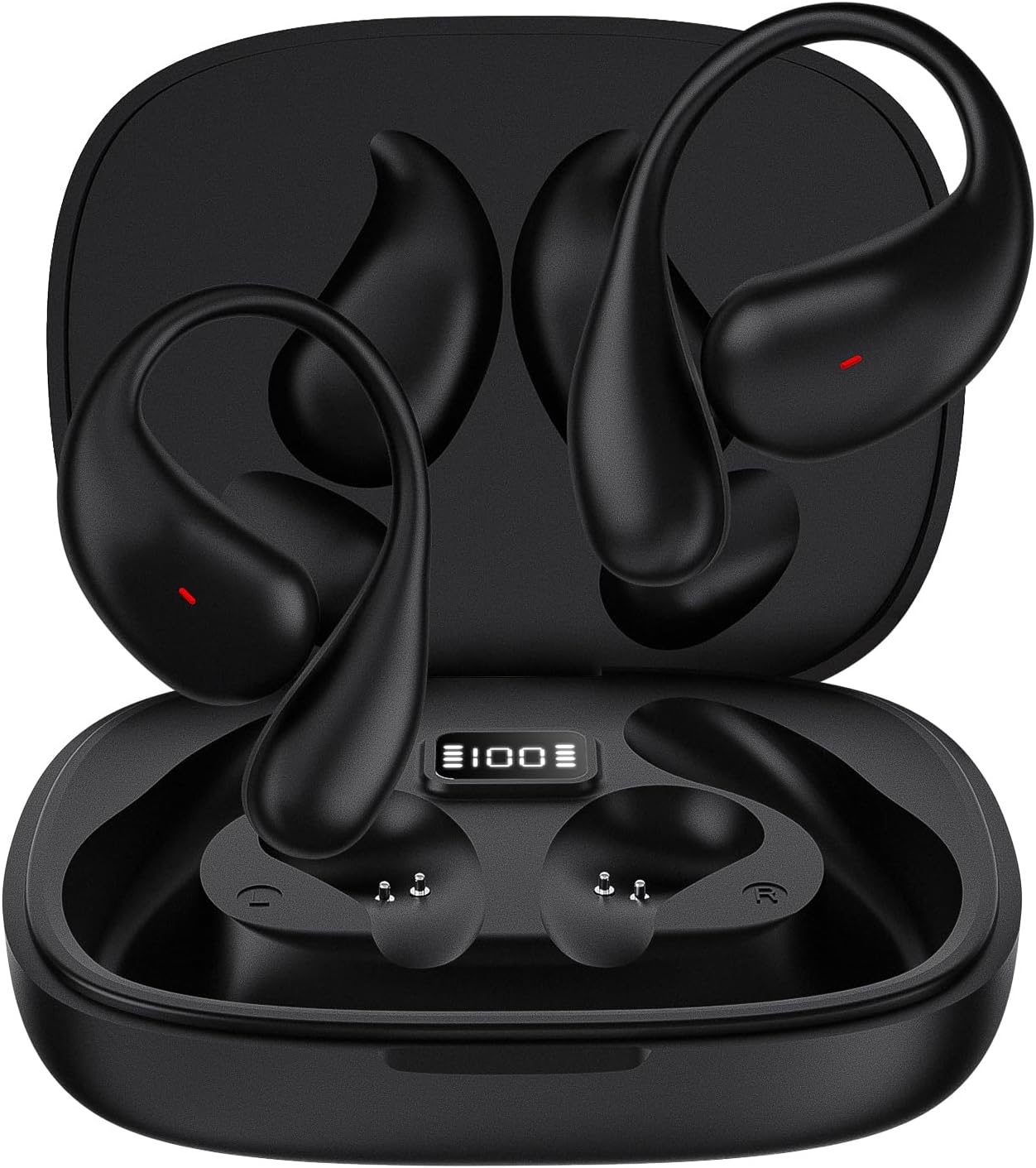 Open Ear Headphones Bluetooth 5.4 Wireless Earbuds Sport Touch Over