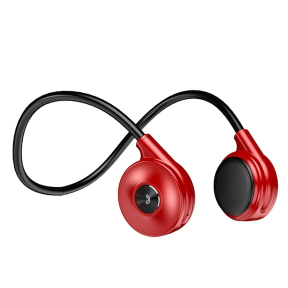 Open Ear Headphones,Bluetooth 6.1 Wireless Air Conduction Headphones Sport Earbuds,IPX6 Waterproof,Clear Call,Lightweight Earphones for Running Cycling Workouts(Red)