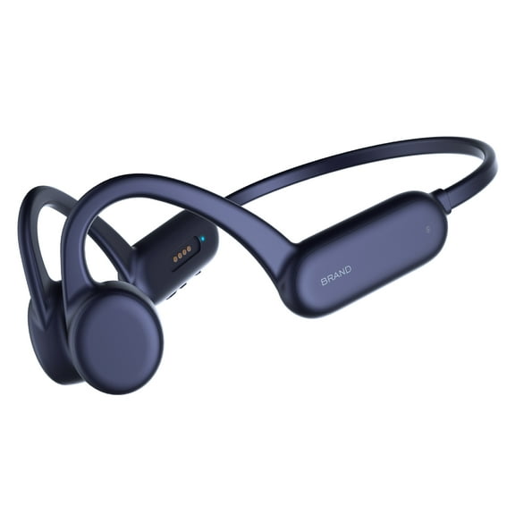 Open Ear Headphones Bluetooth Bone Conduction Headphones Wireless with Mic MP3 Player Built-in 8G Memory IPX 8 Waterproof Lightweight for Sports Driving Running Walking Bicycling Working Gym(Blue)
