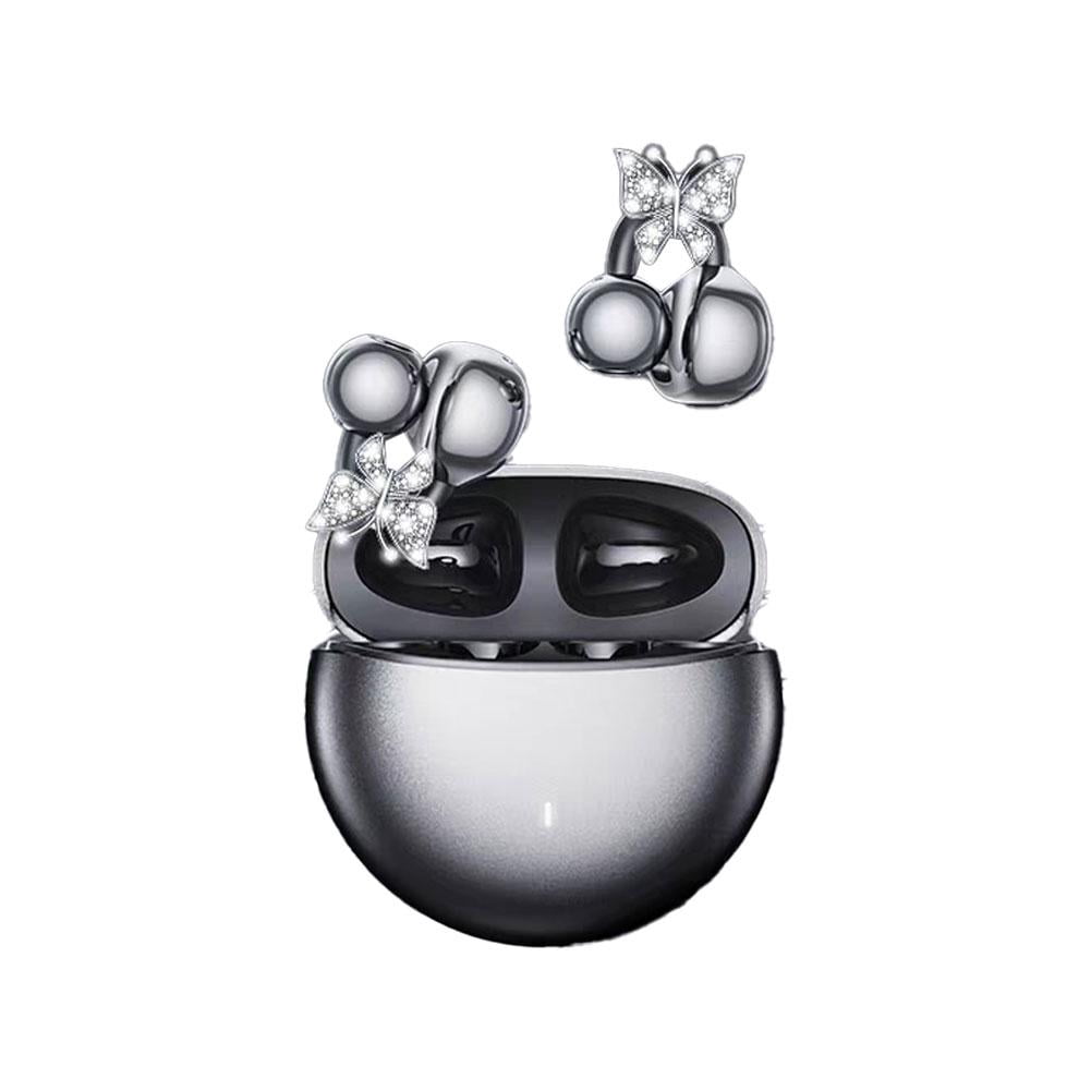 Multipolar Ear Battery Open-Ear Headphones, Butterfly-Inspired Ear-Cuff Design, Stylish ...