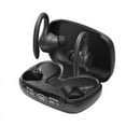 thumbnail image 1 of Open Ear Headphones - Dolby Audio, Snapdragon Sound True Wireless Earbuds, 50Hr Battery, Bluetooth 5.4, IPX 7, Multi-Point, Smart Controls, Wireless Charging Smart Case, Comfort Fit,Black, 1 of 9