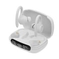 thumbnail image 1 of Open Ear Headphones - Dolby Audio, Snapdragon Sound True Wireless Earbuds, 50Hr Battery, Bluetooth 5.4, IPX 7, Multi-Point, Smart Controls, Wireless Charging Smart Case, Comfort Fit,White, 1 of 8